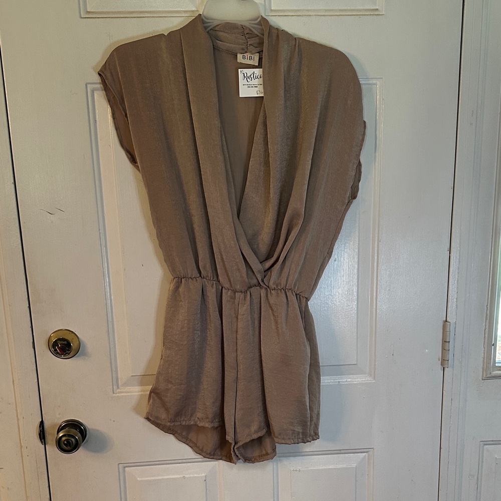 BiBi Taupe Jumpsuit